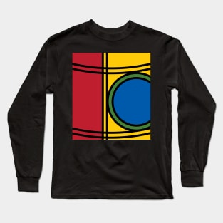 Abstract Color Crayon Long Sleeve T-Shirt